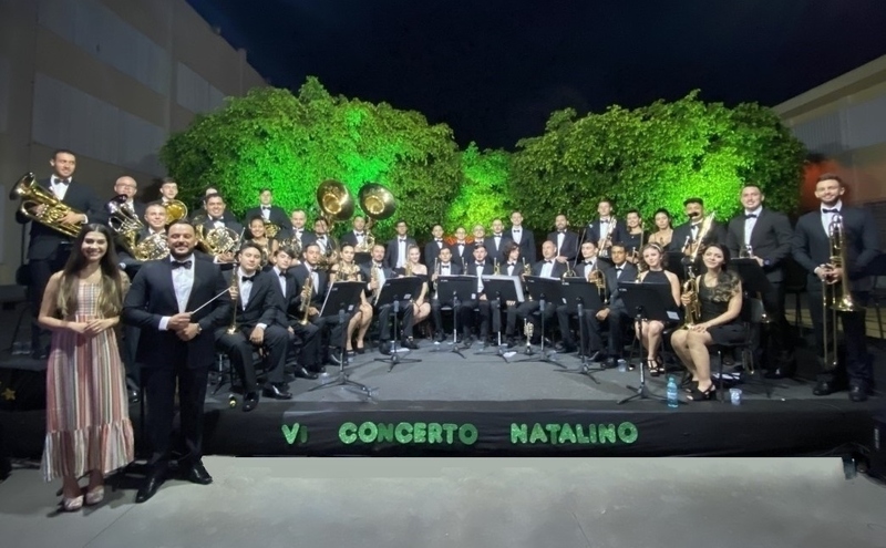 Banda Marcial apresenta o VI Concerto Natalino 