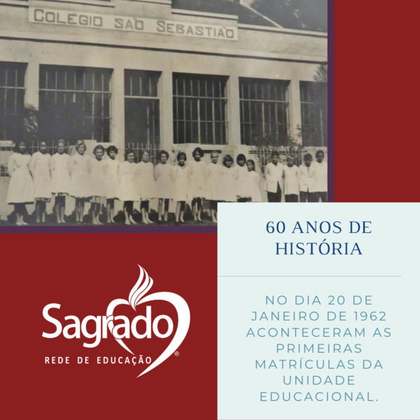 SAGRADO PG celebra 60 anos da abertura das primeiras matrículas