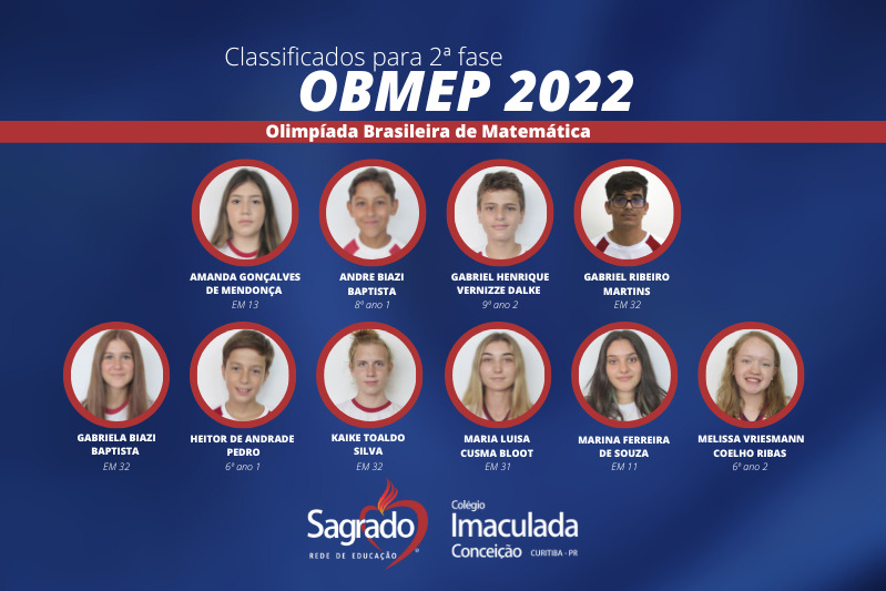 Educandos são classificados para a 2ª fase da Olimpíada Brasileira de Matemática